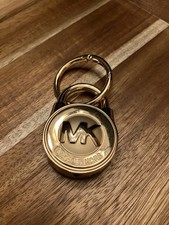 Michael Kors Classic Gold Tone Hardware Padlock Key Fob Purse Charm