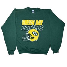 Vintage 90s Kids Green Bay Packers Sweatshirt Youth L 14-16 NFL Football Logo 7