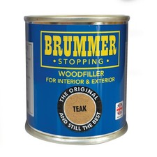 Brummer Wood Filler Teak 250G 2 Sizes Assorted Shades Ideal For Diy Wood