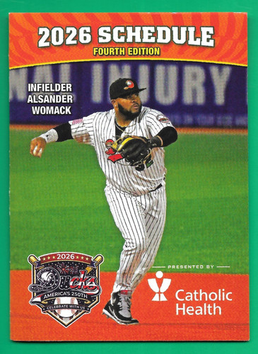 2026 Long Island Ducks "Fourth Edition" Baseball Pocket Schedule (Atlantic Lg)