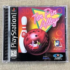 Ten Pin Alley (PlayStation 1, 1996) – Complete in Box, Tested