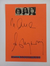 Nana Mouskouri -  - original Autogramm - ca. ...
