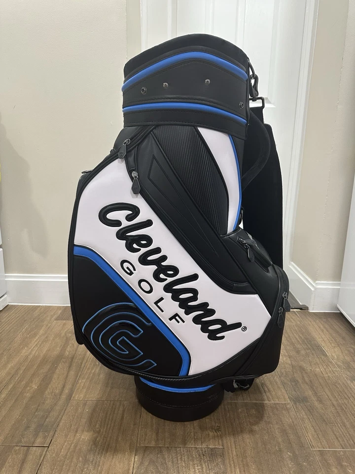 BOLSA DE PERSONAL DE GOLF CLEVELAND, NEGRA/AZUL/BLANCA Foto 2 de 4