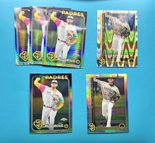 Joe Musgrove Parallel Lot- Hyper Prism, RayWave, Refractor Padres