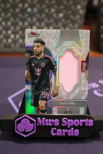 Jordi Alba Finest Fabric Relic /75 2024 Topps Finest MLS Soccer