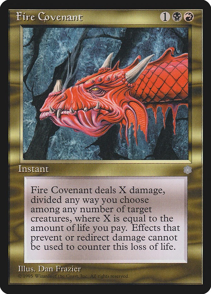 Fire Covenant Ice Age Magic The Gathering MTG Card