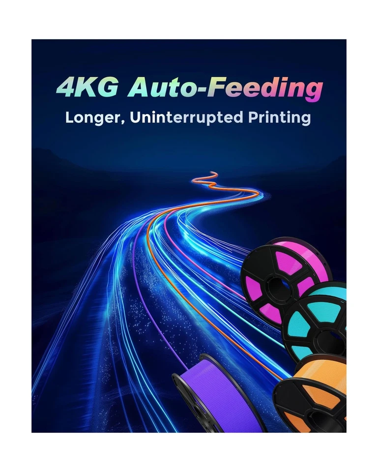 FLASHFORGE AD5X Multi-Color 3D Printer, CoreXY 600mm/s High-Speed, 1-Click Au... - Image 4 of 4