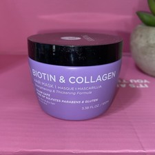 LUSETA Biotin  Collagen Hair Mask, Thickening Formula 3.38 fl oz/100 ml NWOB