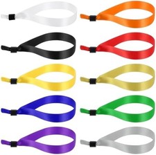 Disposable Cloth Wristbands for Events, 100 Pcs Adjustable Cloth Event Wristband