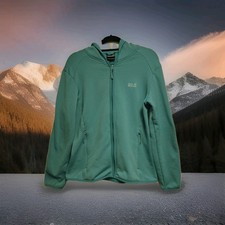 Jack Wolfskin TURBULENCE FLEECE Kapuzen-Jacke XL, türkis, Nanuk Dynamic, Damen