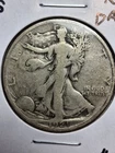1921-S WALKING LIBERTY HALF DOLLAR. KEY DATE. VG CONDITION. NICE.