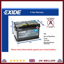 Battery fits CADILLAC CT6 ATS FLEETWOOD DEVILLE ALLANTE ELDORADO 096 New