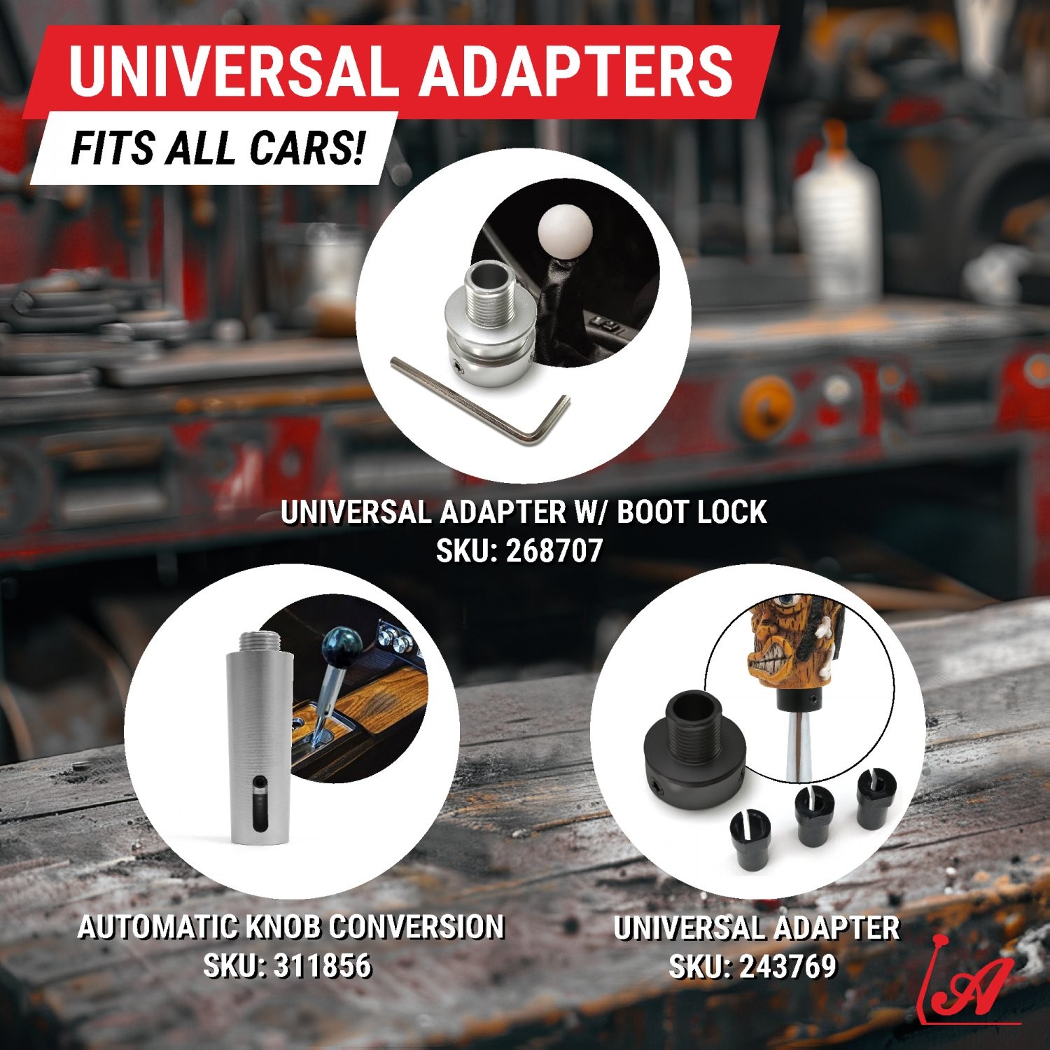 Switzerland Blue Retro Metal Flake Shift Knob w/ M16x1.5 Insert Shifter Auto