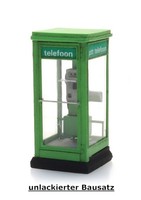Artitec 10.397 - 1:87: Telefonzelle Ptt 80-90Er Jahre, Bausatz, Unlackiert