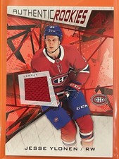 2021 SP Game Used JESSE YLONEN Authentic Rookies Jersey Relic Montreal Canadiens