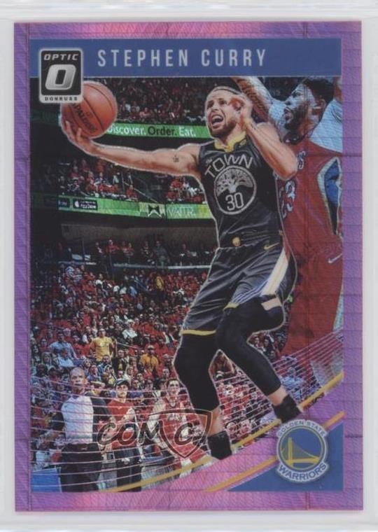 2018-19 Panini Donruss Optic Pink Hyper Prizm Stephen Curry #2
