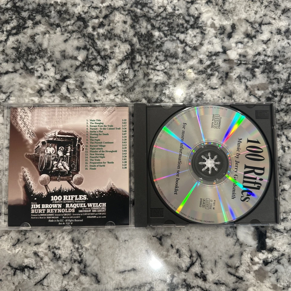 100 Rifles [Original Motion Picture Soundtrack] by Jerry Goldsmith (CD) Foto 3 de 4