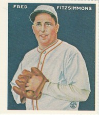 "Fat" FREDDY FITZSIMMONS 1983 Dover reprint # 235 of 1933 Goudey baseball Giants