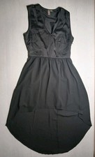 Forever 21  Exclusive Sleeveless V neck Black Dress Sz Medium Whimsigoth