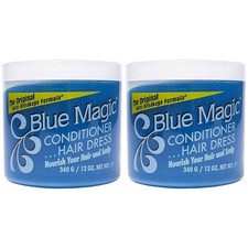 (Pack of 2) Blue Magic Conditioning Hair Dressing 12 oz Dry Anti Breakage