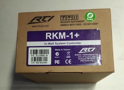 RTI RKM-1+ RKM1+ In-Wall System Controller 10-210492-19