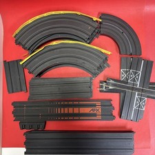 Aurora AFX Slot Car Track Lot Curved Straight Terminal Pieces 1971