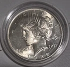 1922 Peace Dollar $1 Business Strike 90% Silver KM#150 Uncertified
