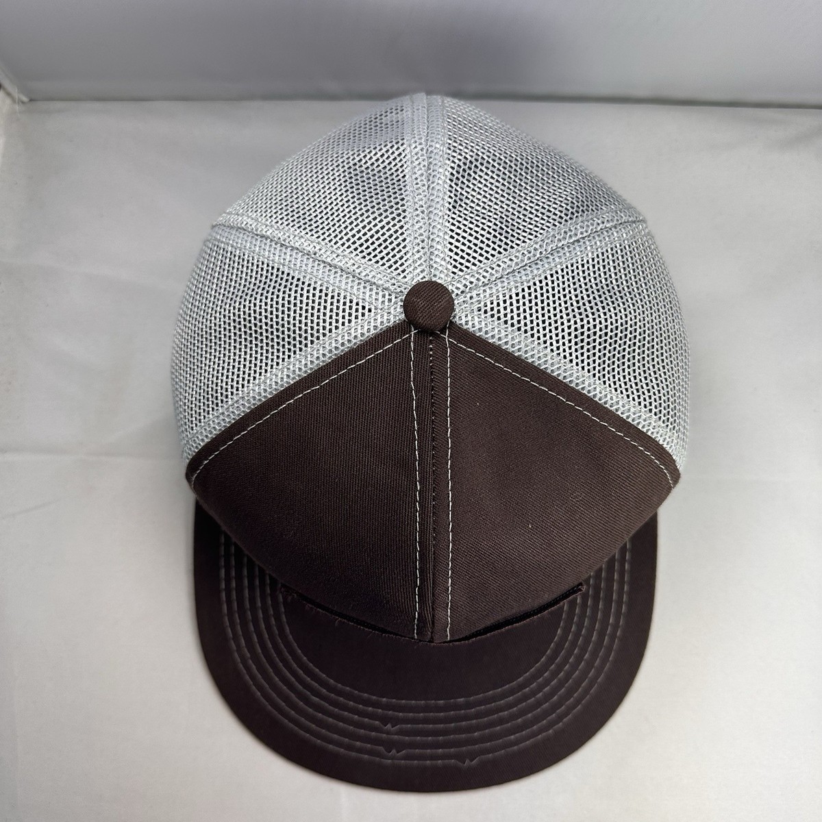 Vintage Hershey's Milk Chocolate Hat K-Products Trucker Brown Cap w/ Patch View 3