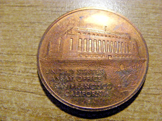 A United States Assay Office San Francisco 1789 dated Token nice condition 34mm