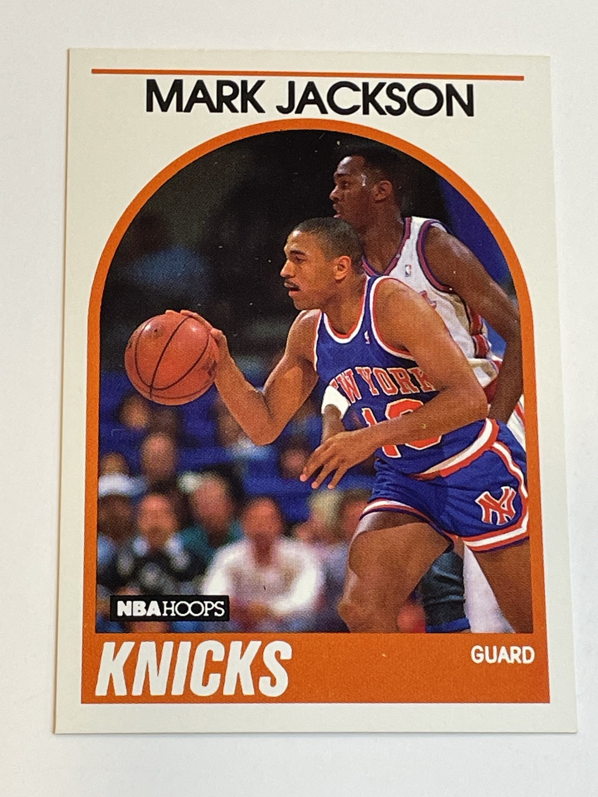 1989-90 Hoops Basketball #300 - Mark Jackson - New York Knicks