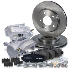 ATEC 2x BREMSSCHEIBE Ø260+BELÄGE+BREMSSATTEL VORNE FÜR MERCEDES A-KLASSE W168 ATEC 2x BREMSSCHEIBE Ø260+BELÄGE+BREMSSATTEL VORNE FÜR MERCEDES A-KLASSE W168