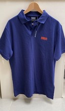 Barbour International Men's Blue Polo Shirt Size Large P2P: 22” New With Tags