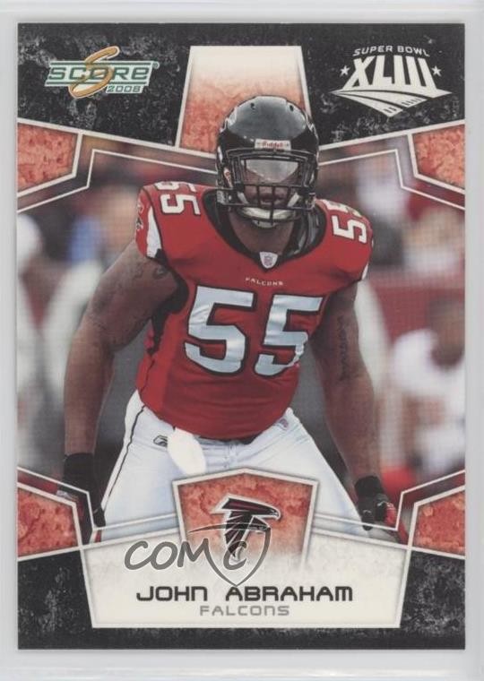 2008 Score Factory Set Black John Abraham #17 1s7
