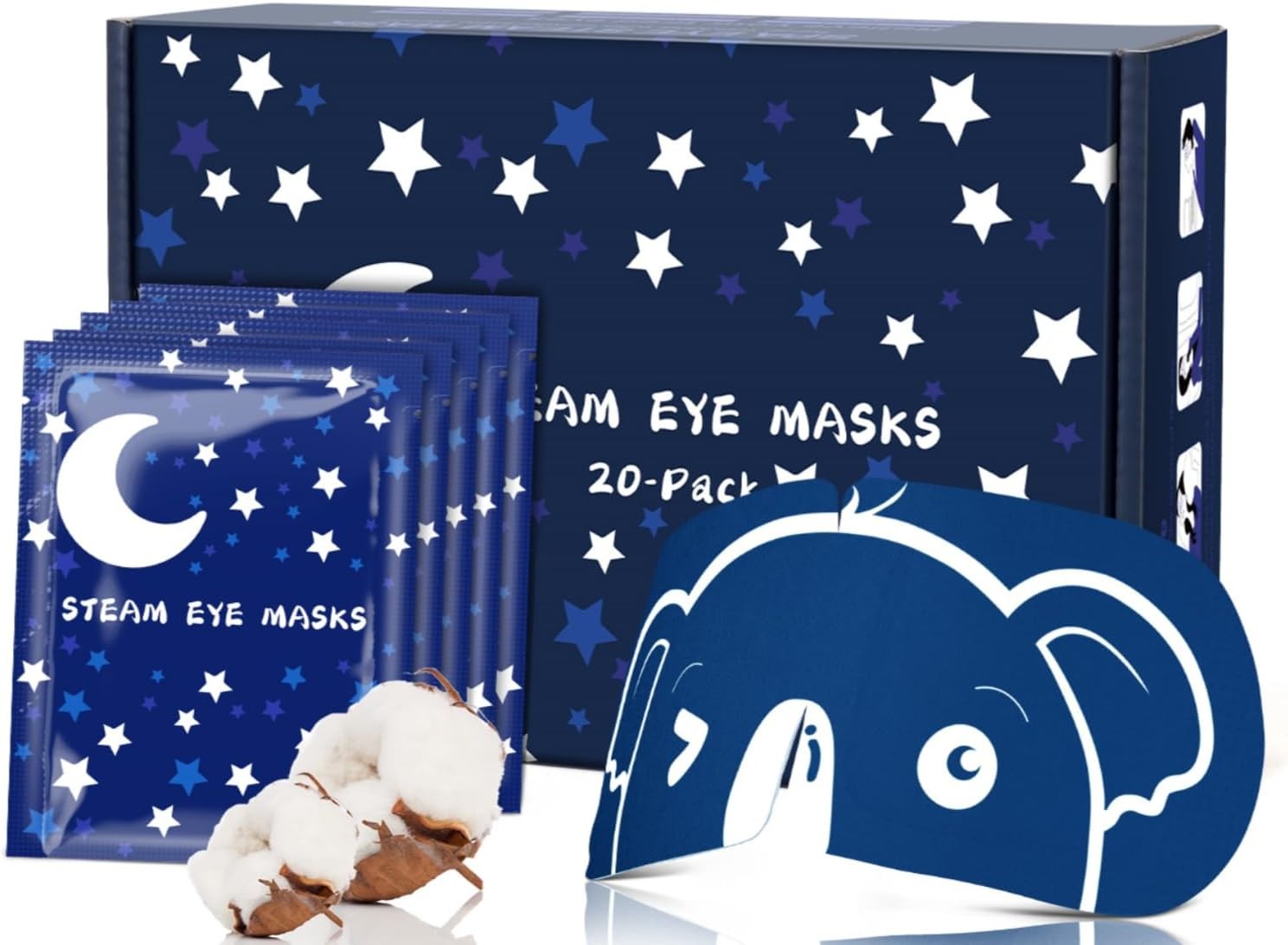 ProCIV Steam Eye Mask 20 Packs Warming Eye Mask Self Heating Eye Masks Lavender