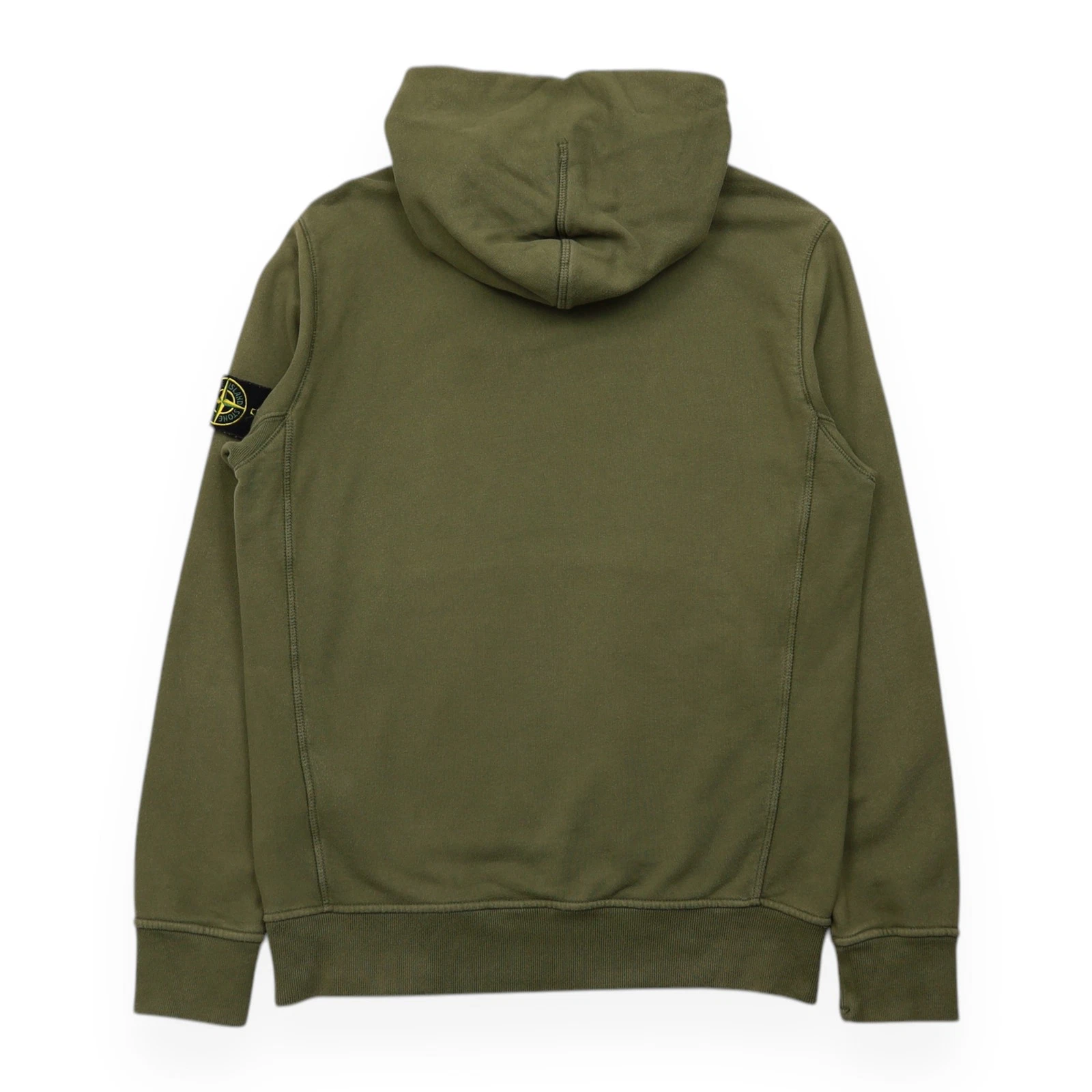 Felpa con cappuccio Stone Island taglia media verde