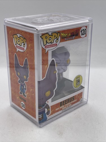 Funko Pop! Vinilo: Dragon Ball Z - Beerus Metallic Funimation en estuche rígido RARO - Imagen 6 de 9