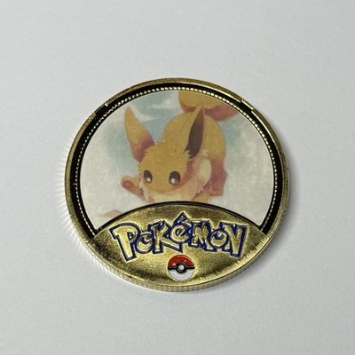 NEW Pokemon Eevee Premium High Quality Rare collectible Metal Gold
