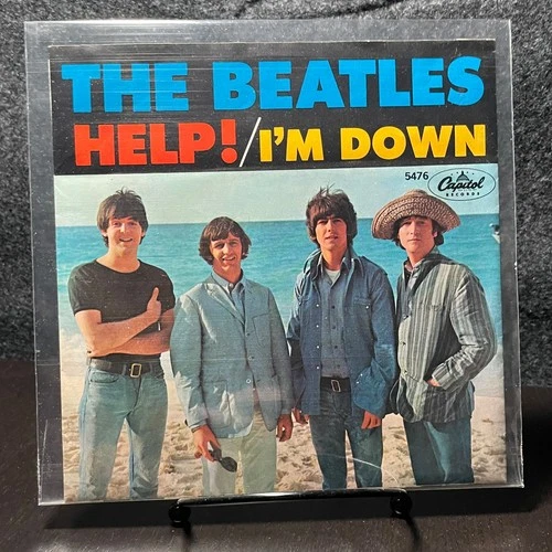THE BEATLES – Help! / I’m Down 45 1965 Capitol 5476 Scranton IAM PS