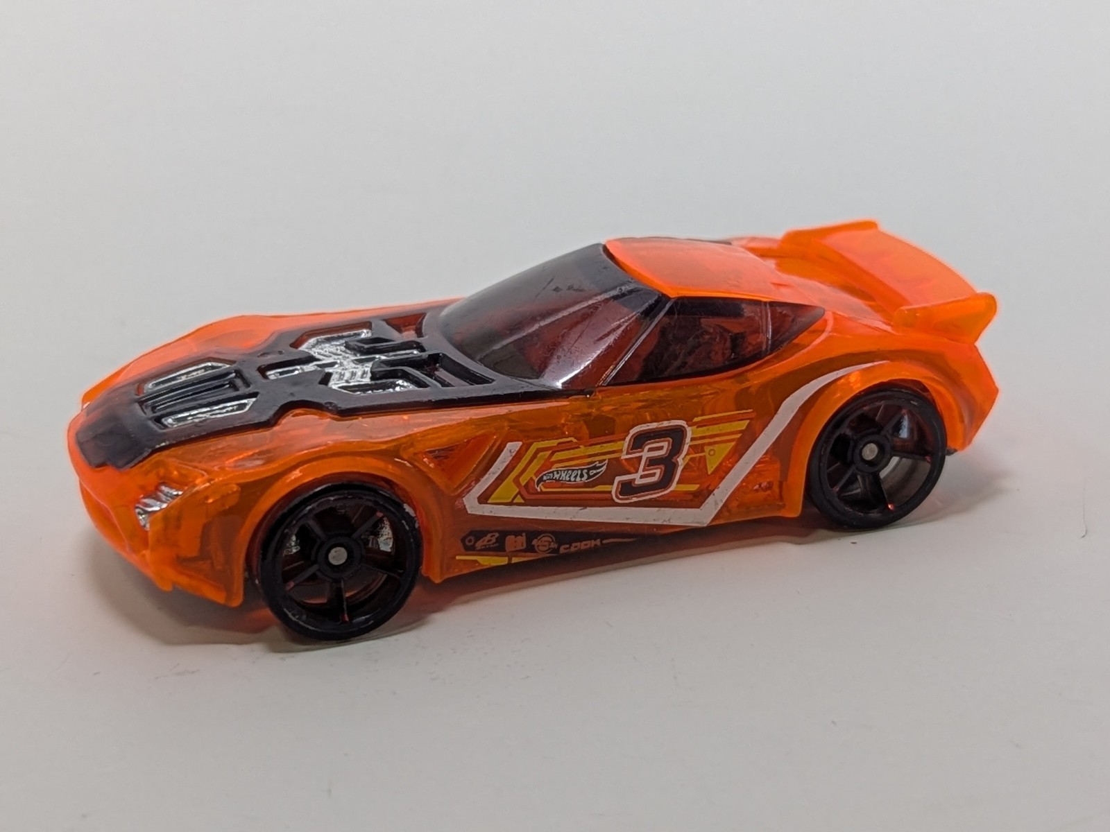 Hot Wheels 2013 Nerve Hammer Translucent Orange HW X-Raycers Malaysia Loose