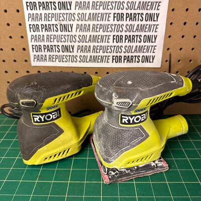 Ryobi S652DG 1/4'' Sheet Sander Corded No Bags -Set of 2 **FOR PARTS/REPAIR ONLY*