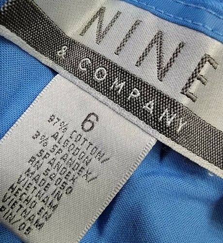 Nine & Company Womens Capri Pants Size 6 Blue - Picture 6 of 24