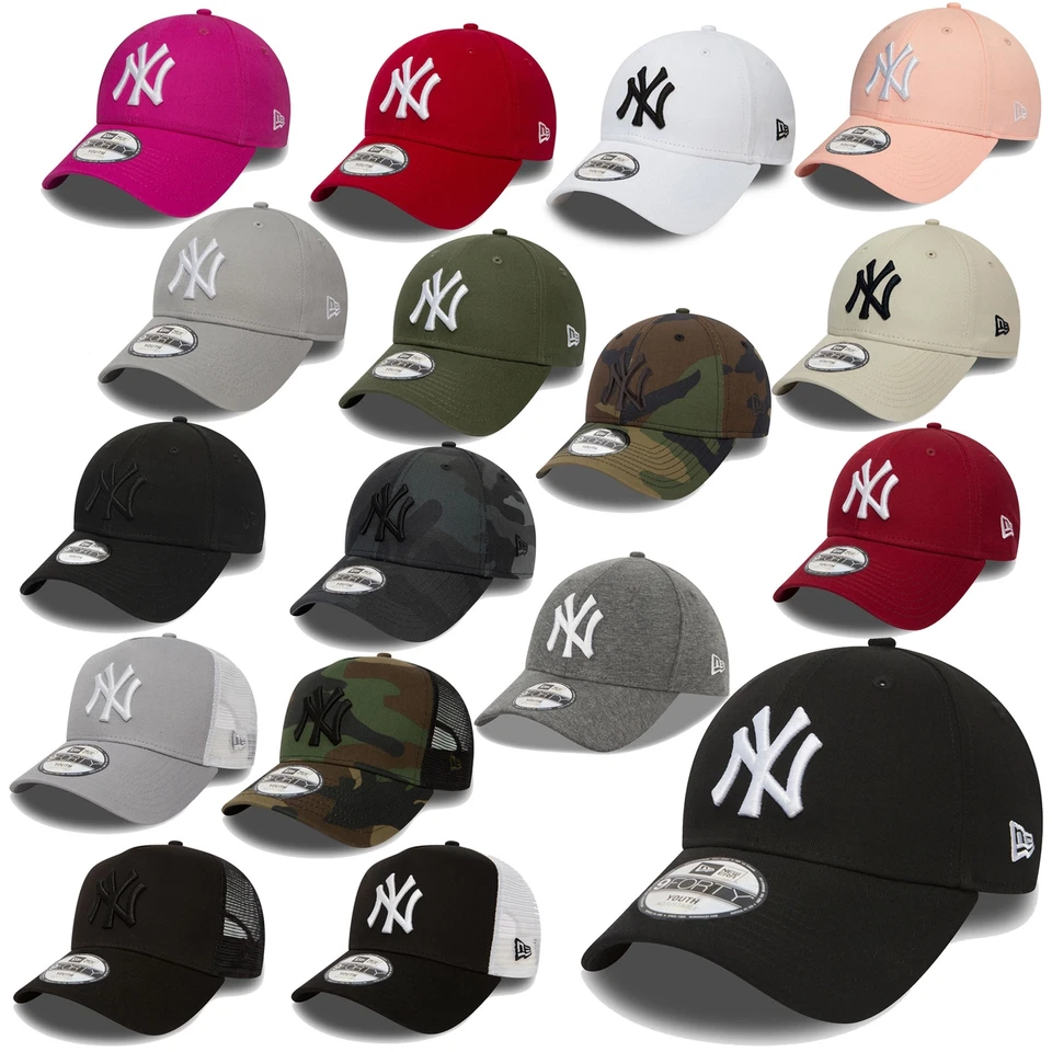 New Era Kinder Cap New York Yankees Trucker Jungen Mädchen Kappe Mütze Hut Sonne
