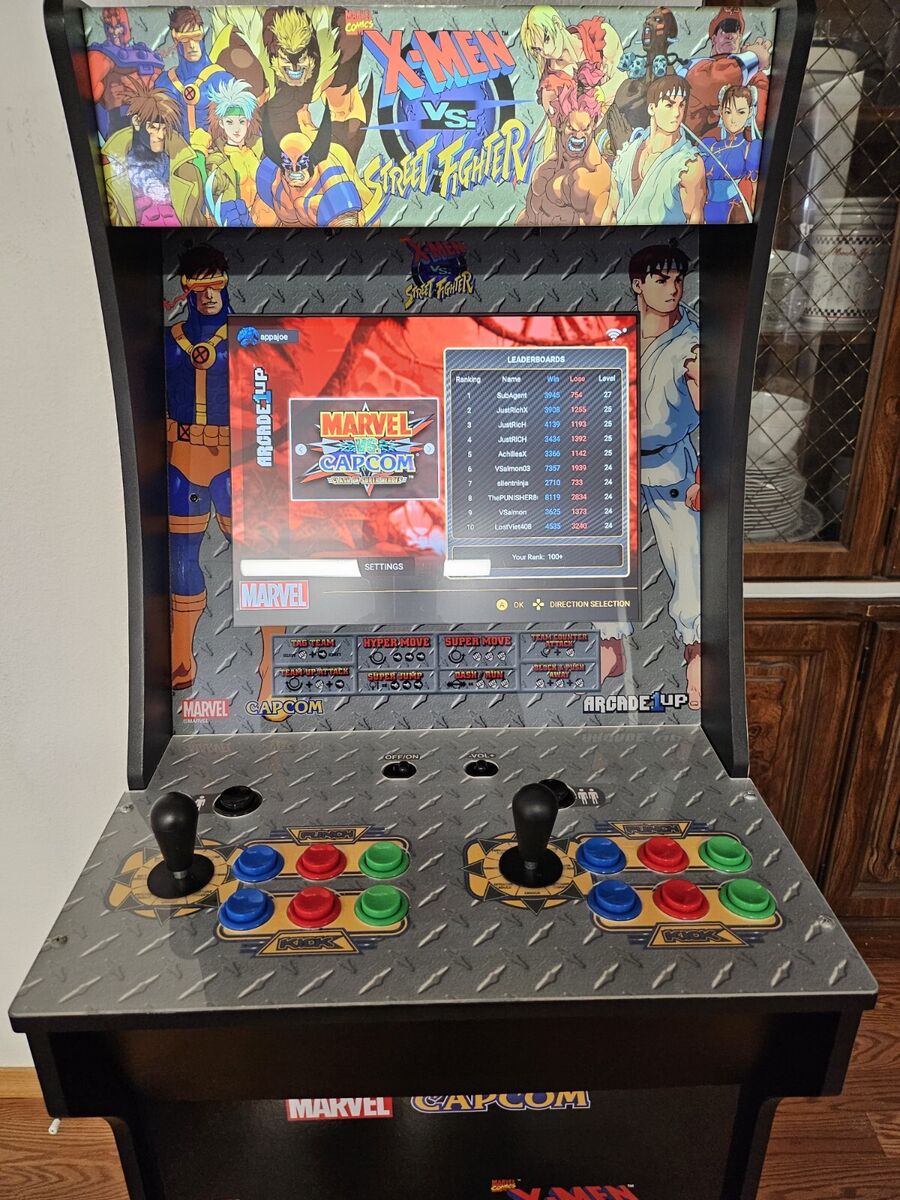 Arcade 1Up X-Men vs Street Fighter Arcade Machine With Riser Arcade 1Up X-Men vs Street Fighter Arcade Machine With Riser