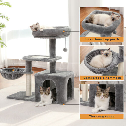 PAWZ Road Cat Tree Tower Condo Scratching Post Scratcher House for Large Cats - Picture 114 of 162