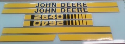Aftermarket John Deere 2640 replacement hood Decals 