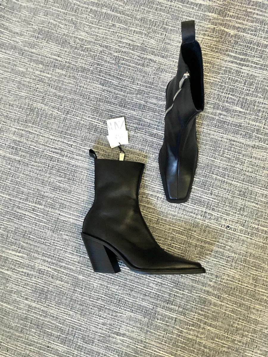 Cowboy ankle store boots zara