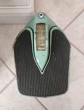 Antique Detecto Green Bathroom Scale Heavy Metal