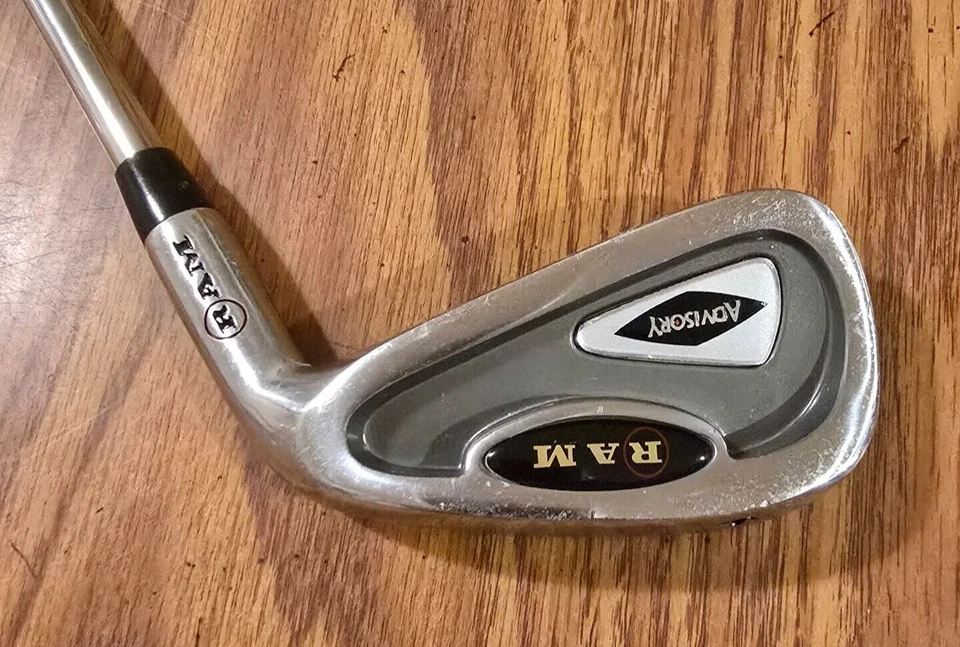 Ram Advisory Pro Gold Series 4 Iron Rt Hand 38.5 Steel Stiff Orig Grip Golf Club - Image 2 of 4