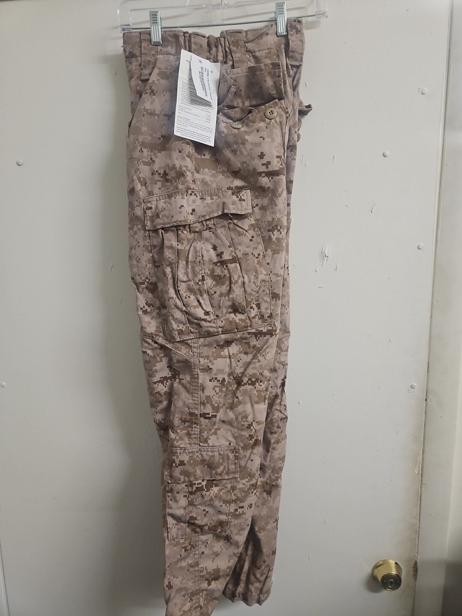 USMC S-L Desert Marpat Camouflage FROG Combat Trousers New