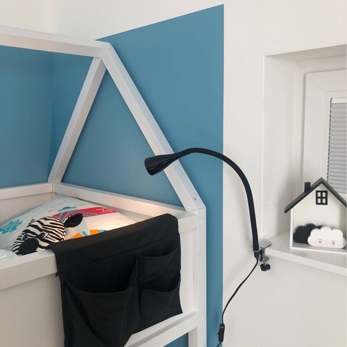 LED Klemmleuchte Tischlampe Dimmbar Büro Flexibel 230V 5W Leselampe Schwarz - Bild 6 von 10